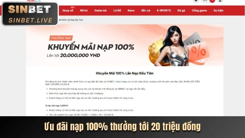 Nạp tiền và bắt đầu chơi